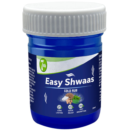 7vik Easy Shwaas Cold Rub
bottle of 25 ml Balm