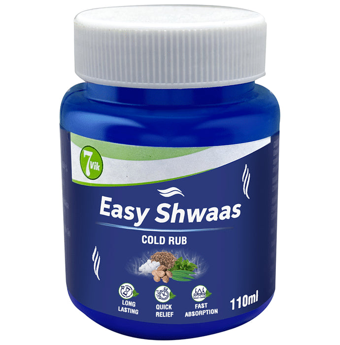 7vik Easy Shwaas Cold Rub
bottle of 110 ml Balm