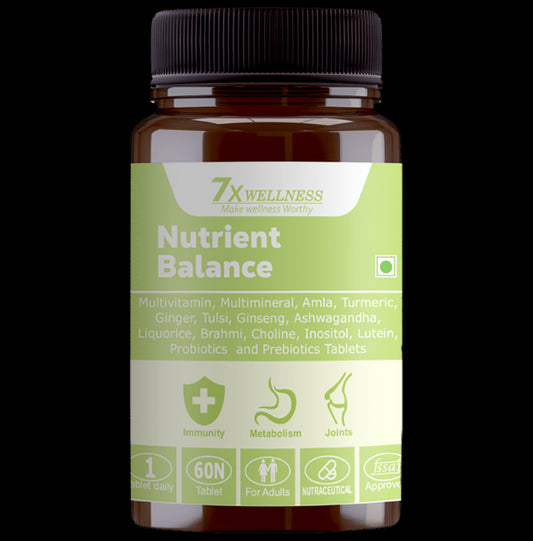 7X Wellness Nutrient Balance Tablet (60 Each)
combo pack of 2 bottles