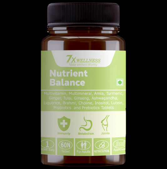 7X Wellness Nutrient Balance Tablet (60 Each) Bottle
box of 1 Bottle
