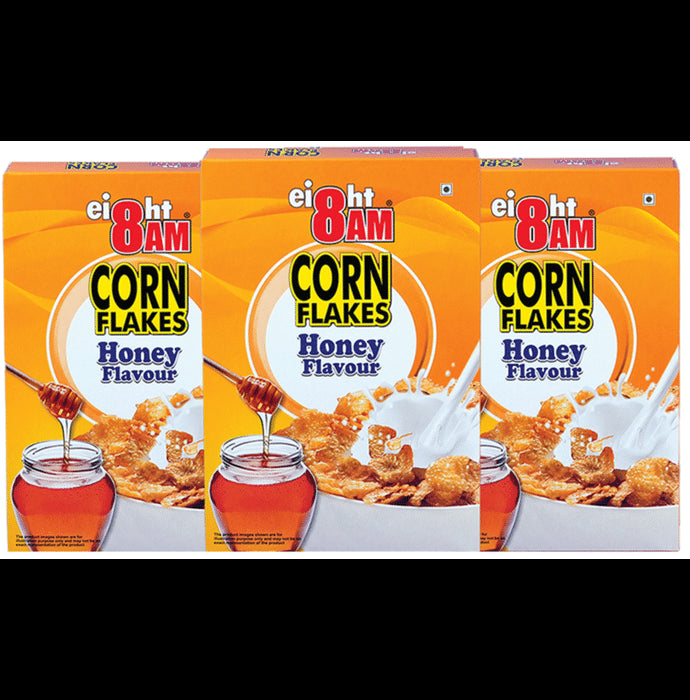 8AM Corn Flakes (300gm Each) Honey
combo pack of 3 boxes