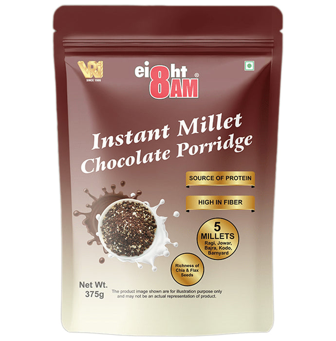8AM Instant Millet Porridge Chocolate
packet of 375 gm Pack