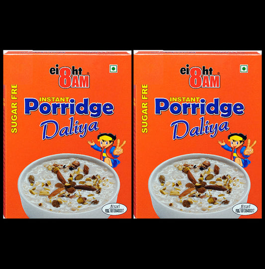 8AM Instant Porridge Daliya (200gm Each) Sugar Free
combo pack of 2 Packs