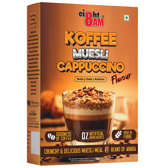 8AM Koffee Muesli Cappuccino
box of 400 gm Muesli