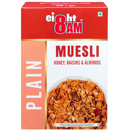 8AM Muesli Plain
box of 425 gm Muesli