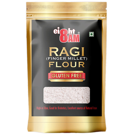 8AM Ragi Finger MIllet Flour Gluten Free
packet of 980 gm Flour