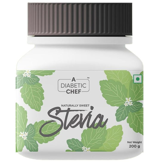 A Diabetic Chef Naturally Sweet Stevia
jar of 200 gm Powder