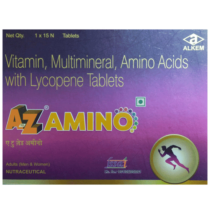 A to Z Amino Tablet
strip of 15 tablets