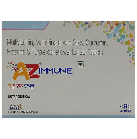 A to Z Immune Tablet
strip of 16 tablets