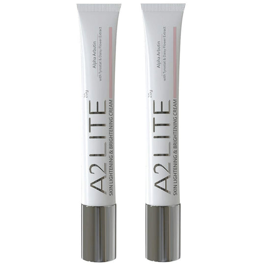 A2 Lite Skin Lightening & Brightening Cream (20gm Each)
combo pack of 2 Tubes