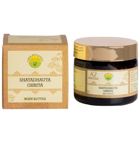 A2 Shatadhauta Ghrita Body Butter
jar of 50 gm Cream