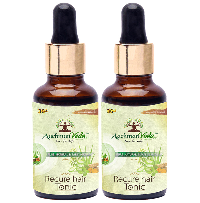 Aachman Veda Recure Hair Tonic (30ml Each)
combo pack of 2 bottles