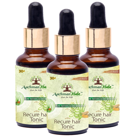 Aachman Veda Recure Hair Tonic (30ml Each)
combo pack of 3 bottles