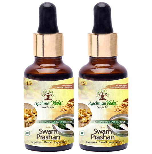 Aachman Veda Swarn Prashan (15ml Each)
combo pack of 2 bottles