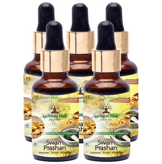 Aachman Veda Swarn Prashan (15ml Each)
combo pack of 5 bottles