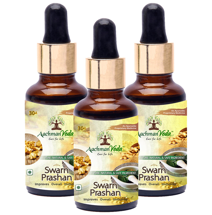Aachman Veda Swarn Prashan (30ml Each)
combo pack of 3 bottles