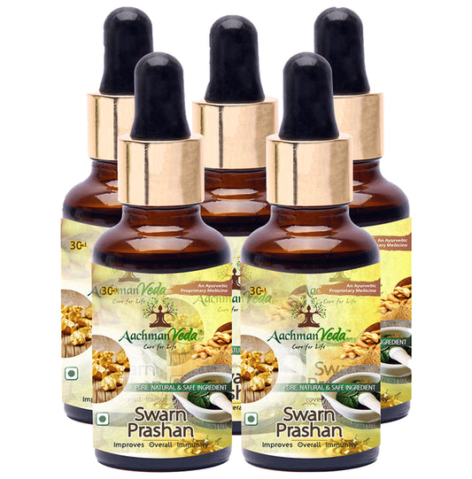Aachman Veda Swarn Prashan (30ml Each)
combo pack of 5 bottles