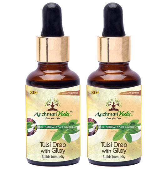 Aachman Veda Tulsi Drop with Giloy (30ml Each)
combo pack of 2 bottles