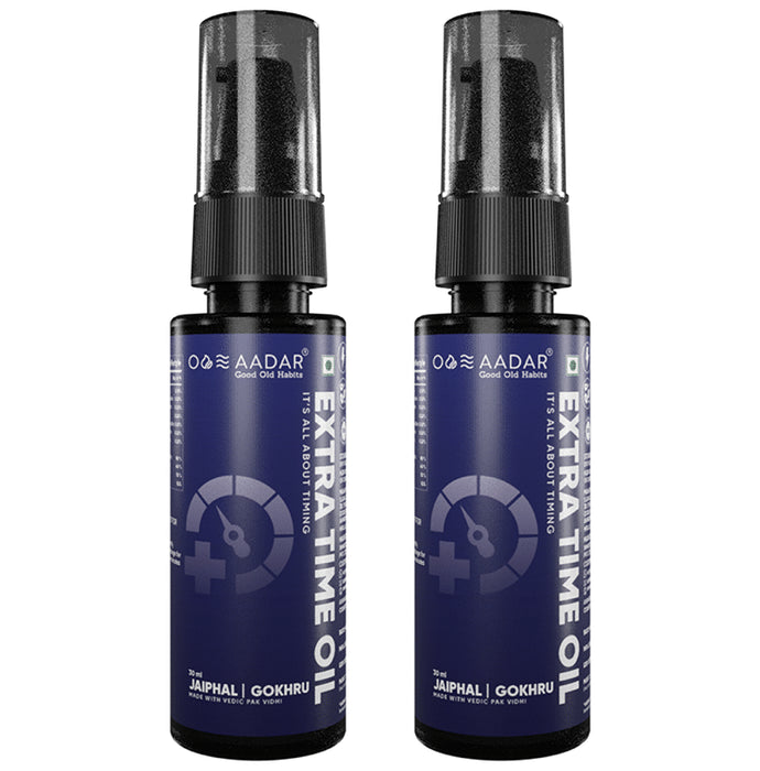 Aadar Extra Time Oil (30ml Each)
combo pack of 2 Packs