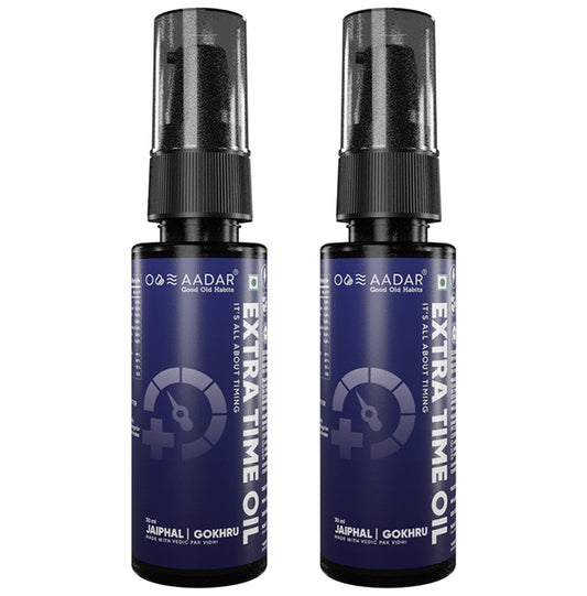Aadar Extra Time Oil (30ml Each)
combo pack of 2 Packs