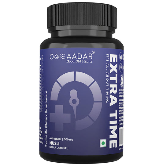 Aadar Extra Timing Capsule
bottle of 60 capsules