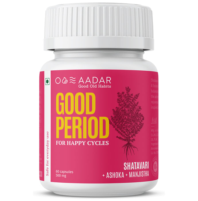 Aadar Good Period 500mg Capsule (60 Each)
combo pack of 2 bottles
