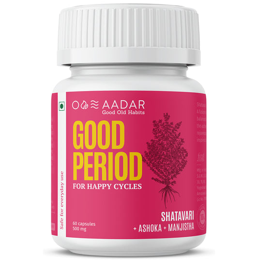 Aadar Good Period 500mg Capsule (60 Each)
combo pack of 2 bottles