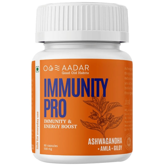 Aadar Immunity Pro 500mg Capsule (60 Each)
combo pack of 2 bottles