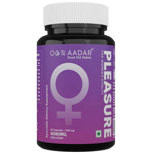 Aadar Pleasure Vitality & Stamina for Women Capsule
bottle of 60 capsules