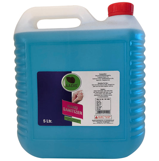 Aadis Hand Sanitizer
Canister of 5 Ltr Sanitizer