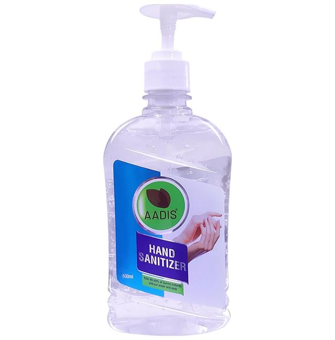 Aadis Hand Sanitizer Gel
pump bottle of 500 ml Sanitizer