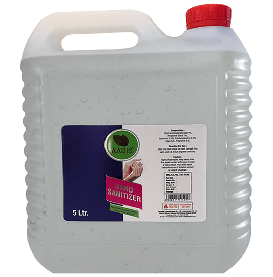 Aadis Hand Sanitizer Gel
Canister of 5 Ltr Sanitizer