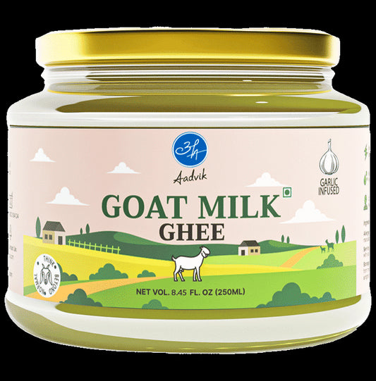 Aadvik Goat Milk Ghee Garlic Infused
jar of 250 ml Paste