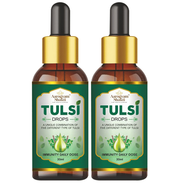 Aarogyam Shakti Tulsi Drop (30ml Each)
combo pack of 2 bottles