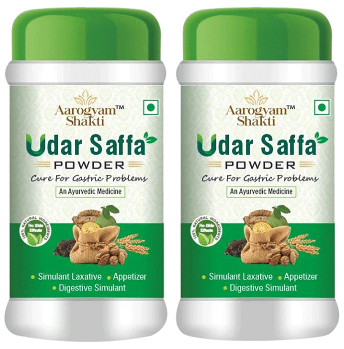 Aarogyam Shakti Udar Saffa Powder (100gm Each)
combo pack of 2 bottles