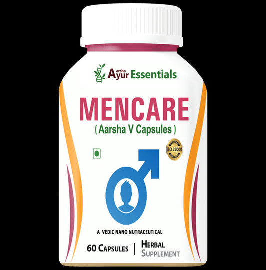 Aarsha Ayur Essentials Mencare Capsule
bottle of 60 capsules
