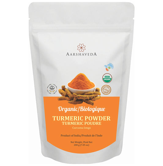 Aarshaveda Organic Turmeric Powder
packet of 200 gm Powder
