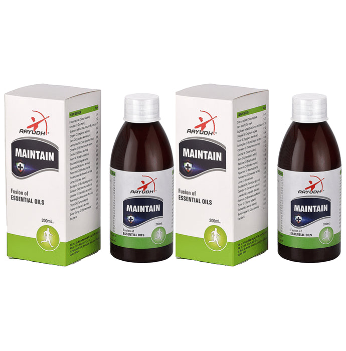 Aayudh Maintain + Syrup (200ml Each)
combo pack of 2 bottles