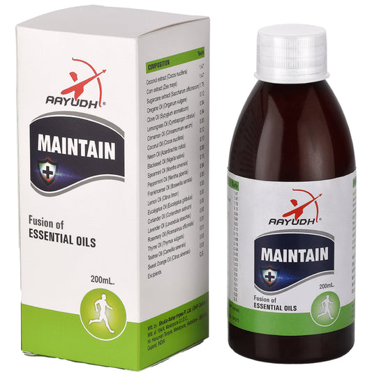 Aayudh Maintain + Syrup (200ml Each) Bottle
box of 1 Bottle