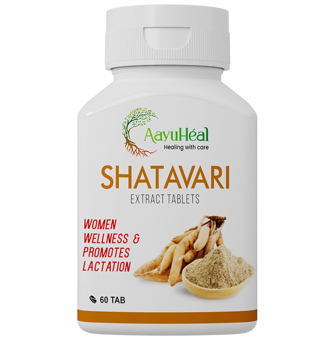 Aayuheal Shatavari Extract Tablet
bottle of 60 tablets