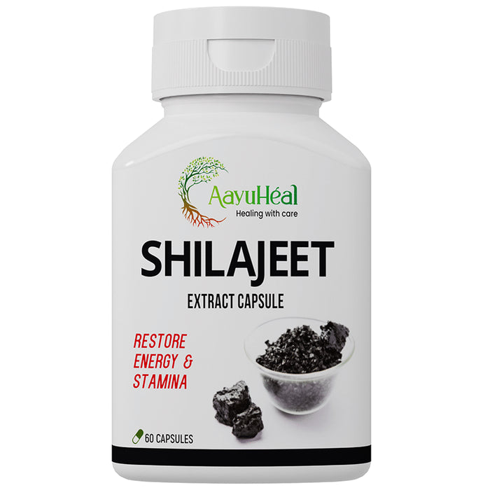 Aayuheal Shilajeet Extract Capsule
bottle of 60 capsules
