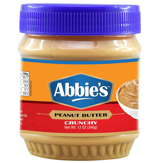 Abbie's Crunchy Peanut Butter
bottle of 340 gm Butter