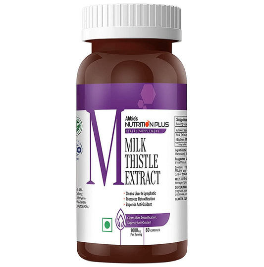 Abbie's Nutrition Plus Health Supplement Milk Thistle Extract Capsule
bottle of 60 capsules