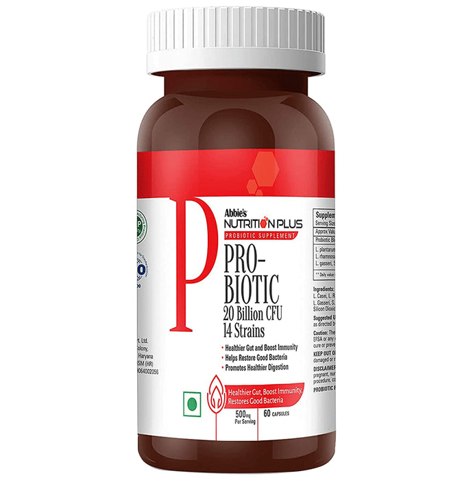 Abbie's Nutrition Plus Pro-Biotic Capsule
bottle of 60 capsules