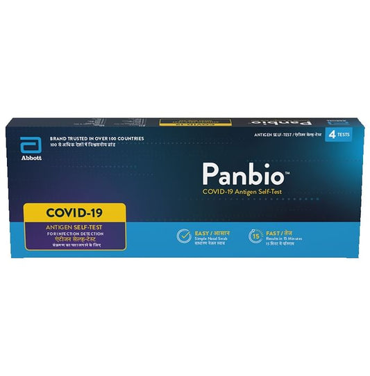 Abbott Panbio Covid 19 Antigen Self Test Kit
box of 4 self test kit
