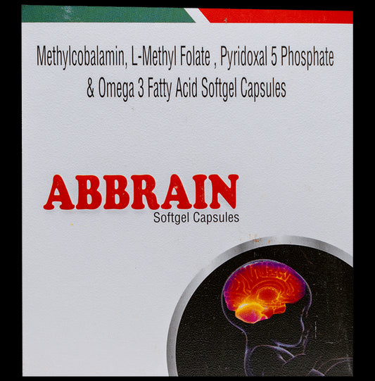 Abbrain Softgel Capsule
strip of 10 soft gelatin capsules