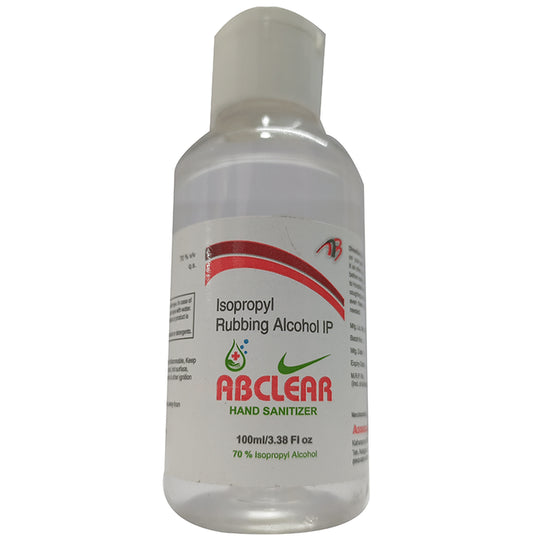 Abclear Hand Sanitizer
bottle of 100 ml Sanitizer