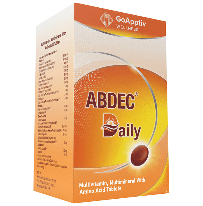 ABDEC Daily Tablet
box of 15 tablets