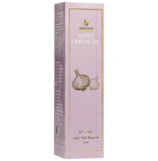 Abhinav G3 Red Onion Oil
bottle of 200 ml Oil