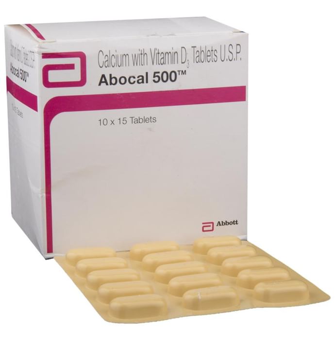 Abocal 500 Tablet
strip of 15 tablets